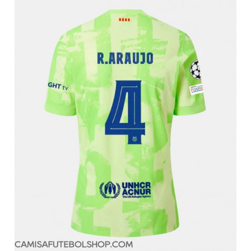 Camisa de time de futebol Barcelona Ronald Araujo #4 Replicas 3º Equipamento 2024-25 Manga Curta